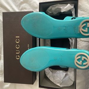 Gucci plastic “jelly” material sandals